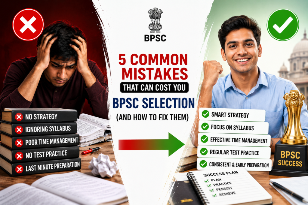 5 Common Mistakes That Can Cost You BPSC Selection (And How to Fix Them)